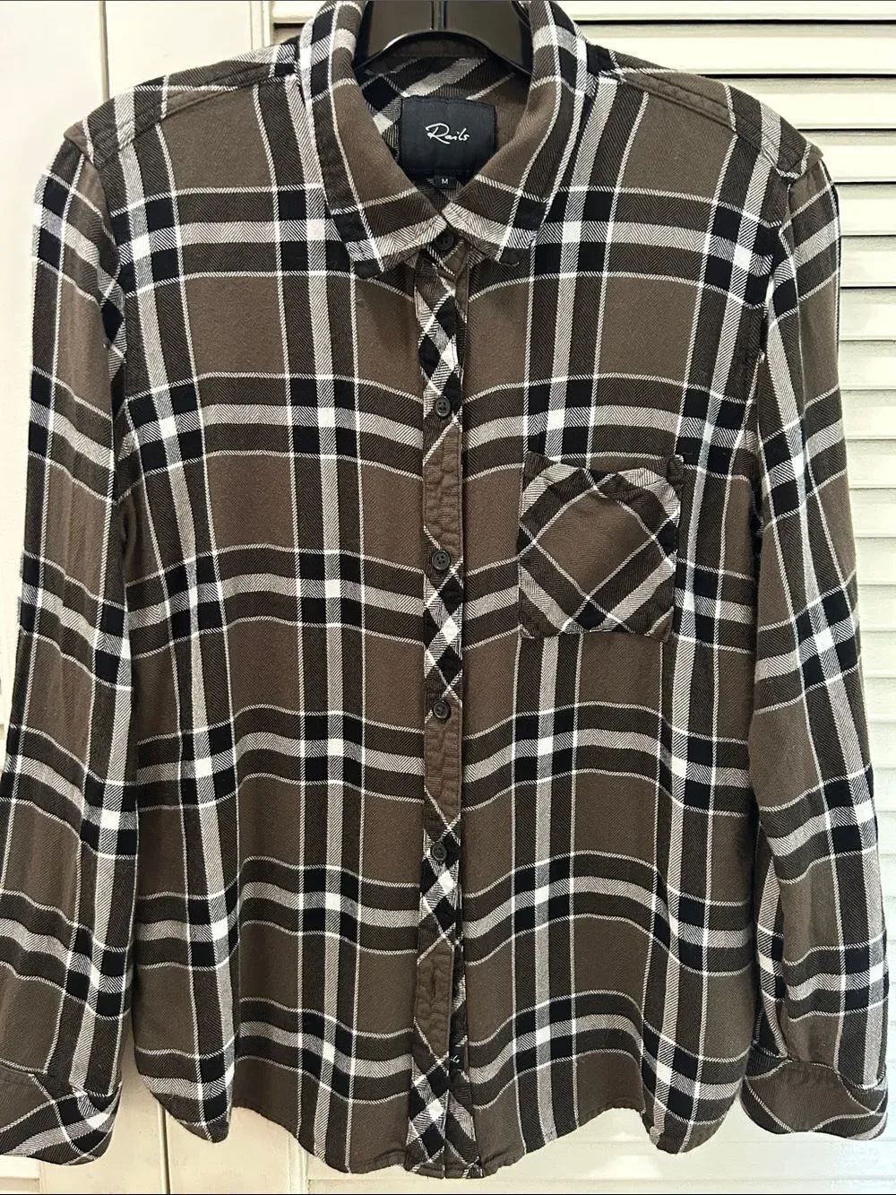 Rails ‘Hunter’ Kalamata Black Plaid Button-Down Shirt